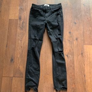 Size 0 Abercrombie black jeans
